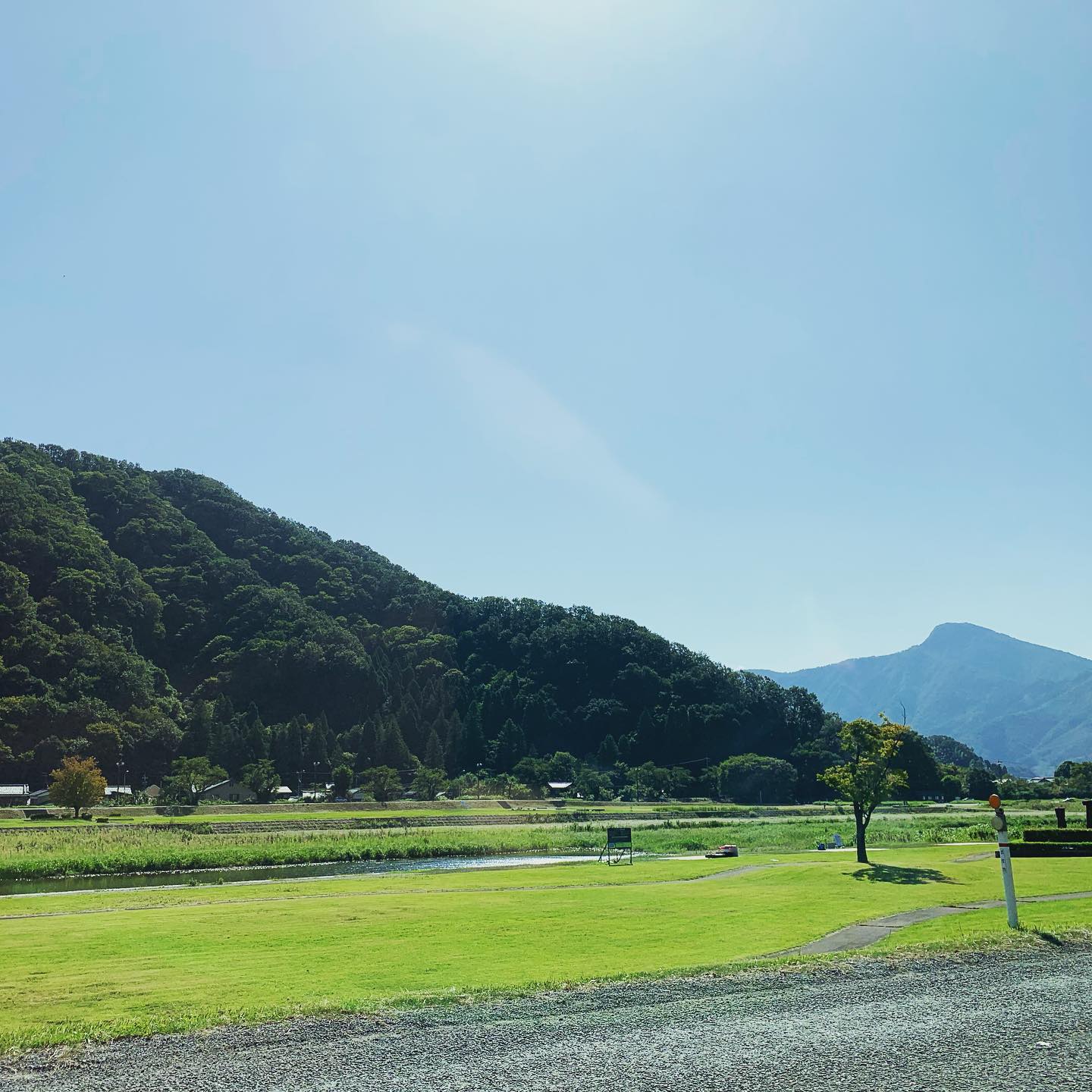 今日はお仕事。今から撮影に。晴れてよかった！