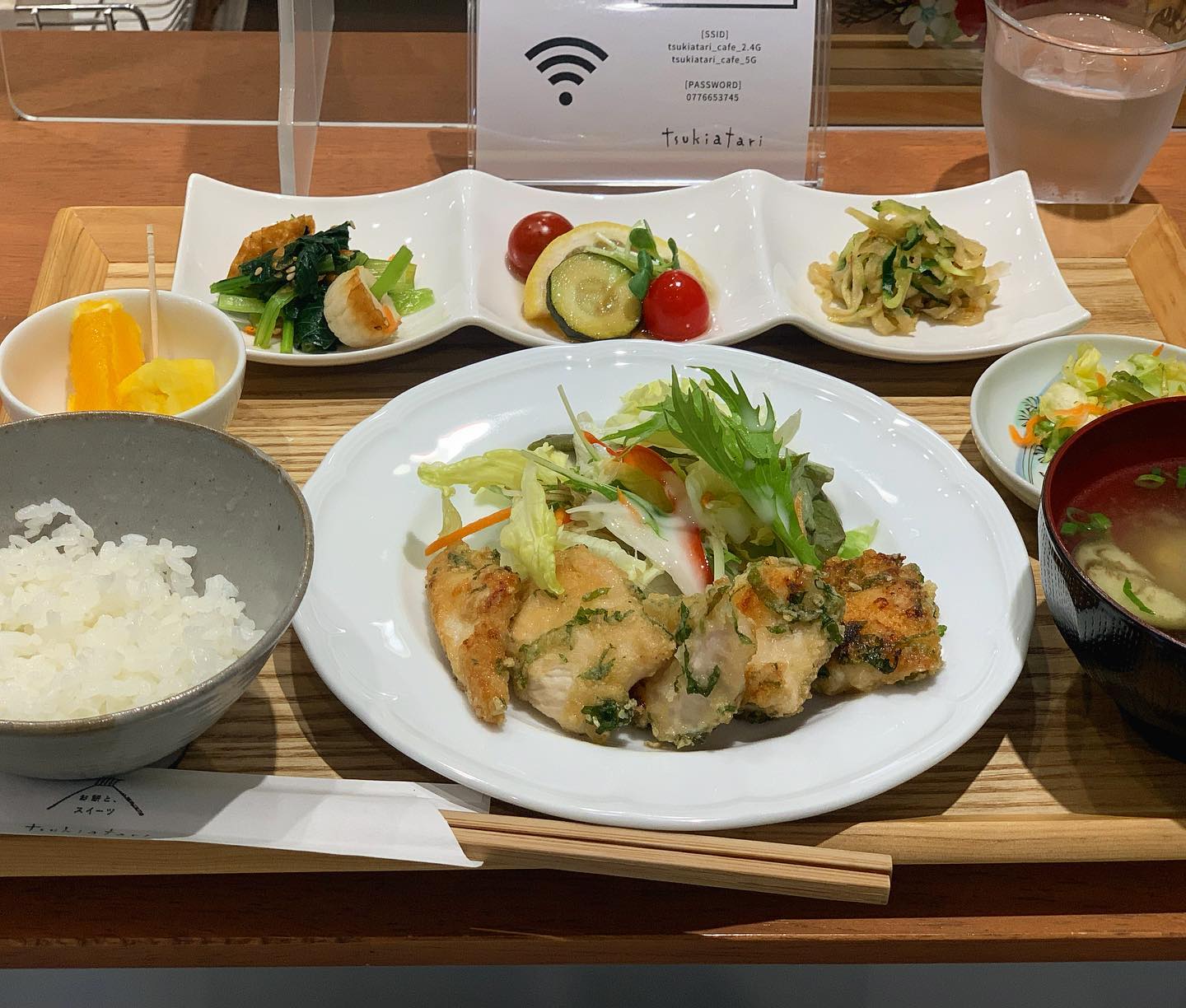 気になってたお餅屋さんカフェに。ランチデザートはもちろん安倍川もち️ごちそうさまでした